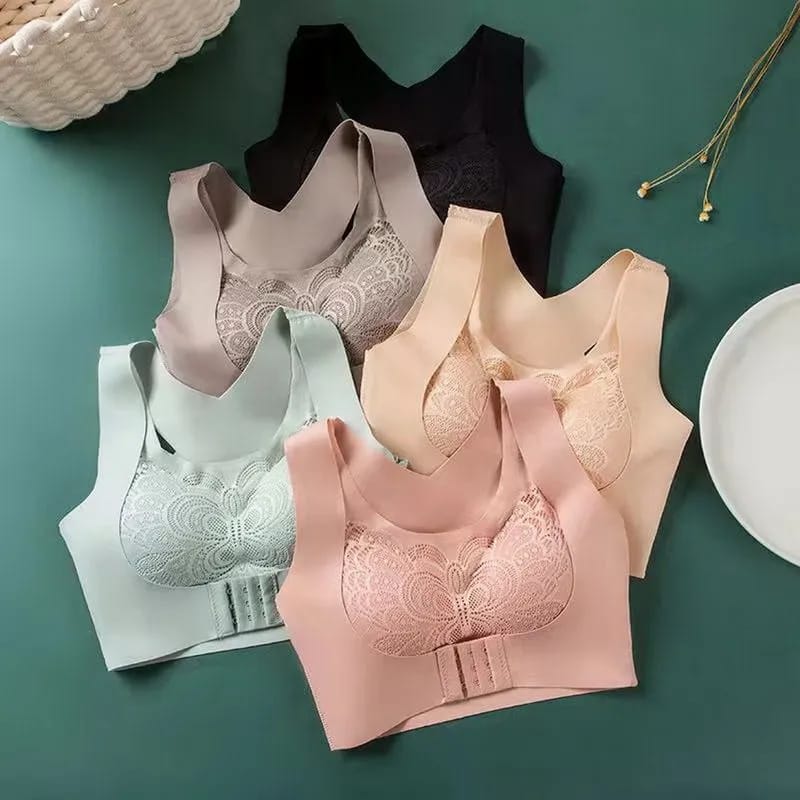 Buy 1 Get 2 Free Women Seamless Beauty Butterfly Soft, Stylish & Supportive Sports Bra