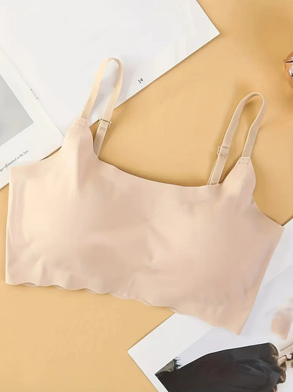 Seamless Wireless Padded Bra for Women, Removable Pads