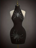 Y2K Rhinestone Backless Halter Neck Mini Dress