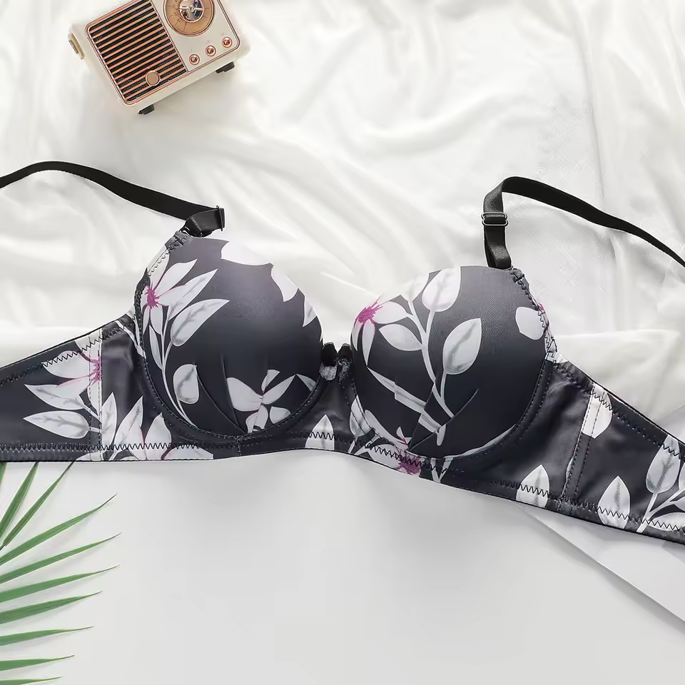 Printed Push-Up Bra & Panty Set