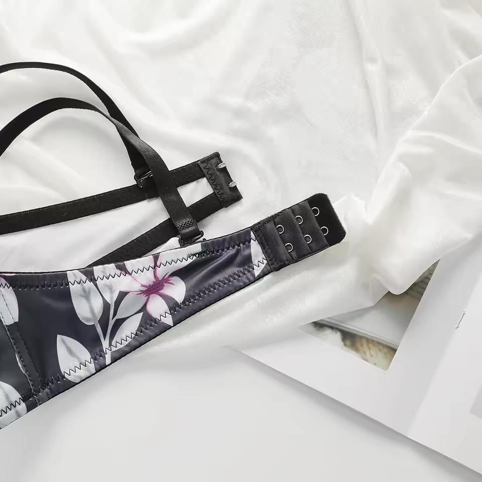 Printed Push-Up Bra & Panty Set