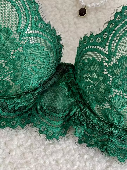 Dark Green Lace 2-Piece Set