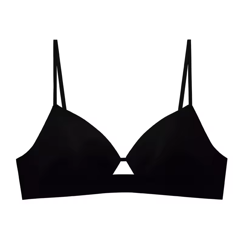 Thin Wire-Free Micro-Gathering Bra