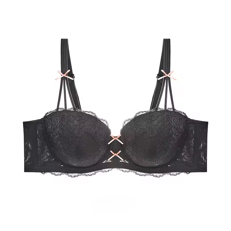 Half Cup Lace Push-Up Bra