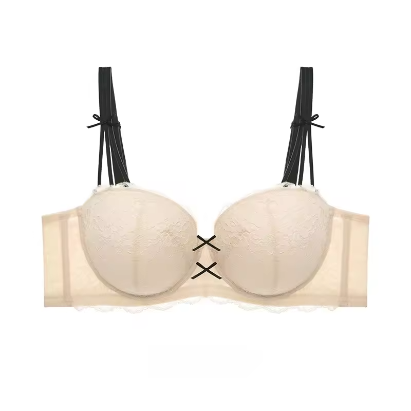 Half Cup Lace Push-Up Bra