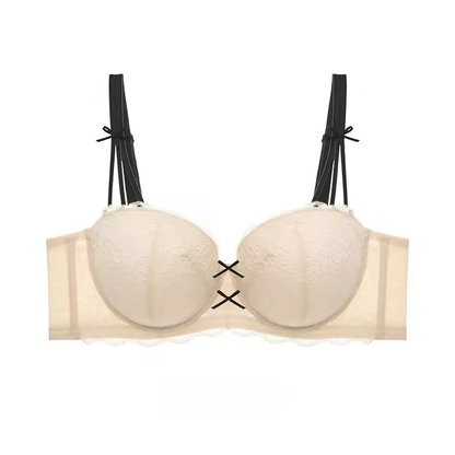 Half Cup Lace Push-Up Bra