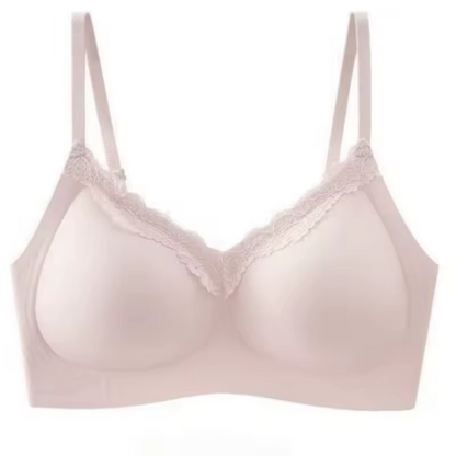 Lace V-Neck Wireless Bra