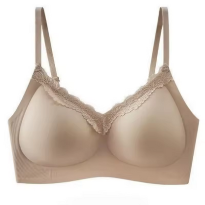 Lace V-Neck Wireless Bra