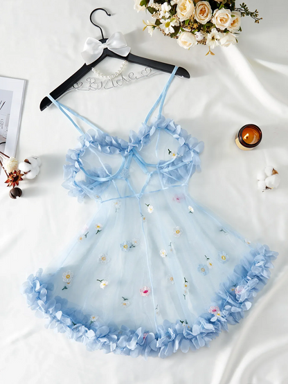 Sexy Lace Hollow-Out Women’s Sleepwear – Comfortable Intimate Lingerie